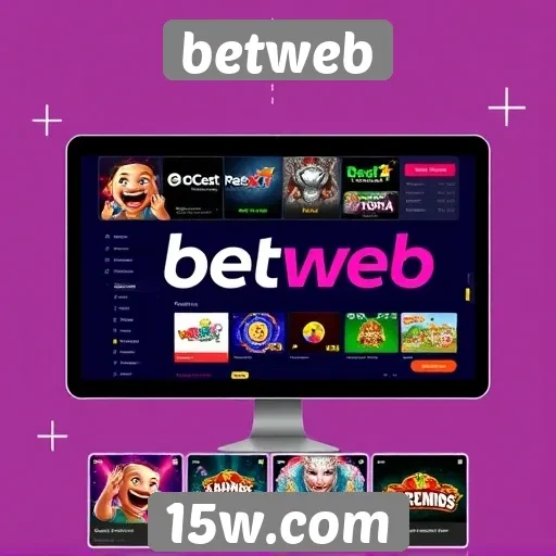 navegação intuitiva destaca o site de jogos betweb